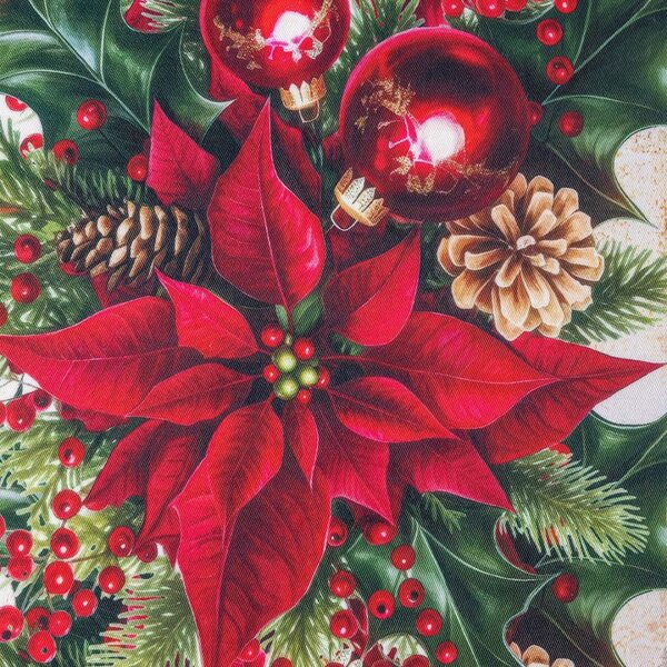 Față de masă centrală cu tratament de teflon CHRISTMAS STAR 85 x 85 cm