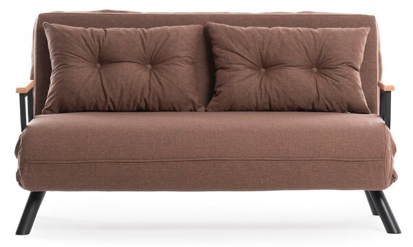 Canapea futon Sandy (maro deschis). 1073581