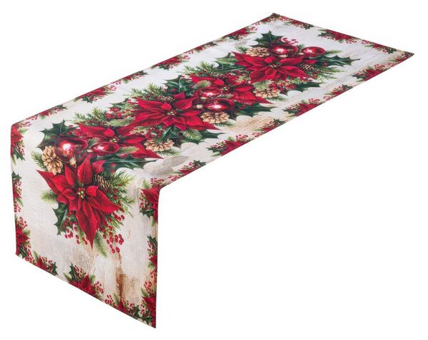 Set de 4 buc. suporturi de masă și un napron cu tratament de teflon CHRISTMAS STAR