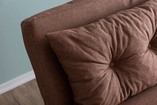 Canapea futon Sandy (maro deschis). 1073581