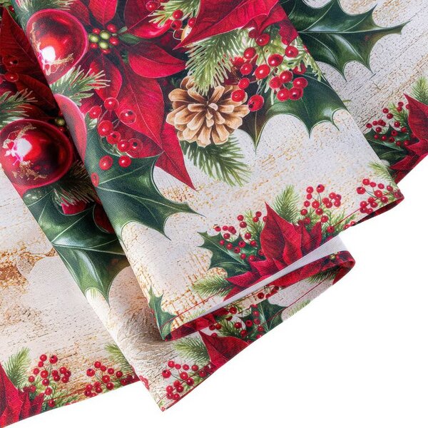 Față de masă centrală cu tratament de teflon CHRISTMAS STAR 85 x 85 cm