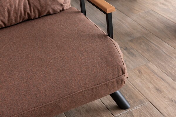 Canapea futon Sandy (maro deschis). 1073581