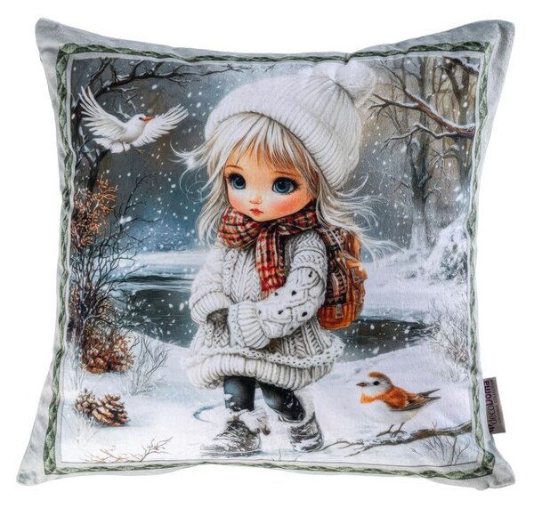 Set de 3 fețe pernuțe WINTER GIRLS 45 x 45 cm