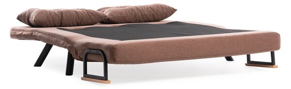 Canapea futon Sandy (maro deschis). 1073581