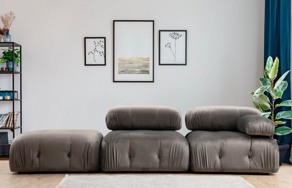 Canapea modulara Duha Gri 98x79 cm