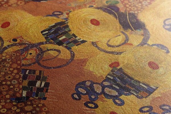 Tablou abstract inspirat de G.Klimt