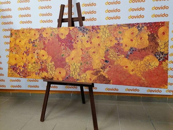 Tablou abstract în stilul lui de G.Klimt