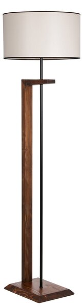 Lampadar, Luin, 8276-4, E27, 60 W, metal/lemn/textil