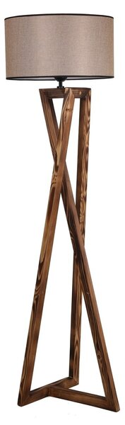 Lampadar, Luin, 8279-4, E27, 60 W, lemn/textil