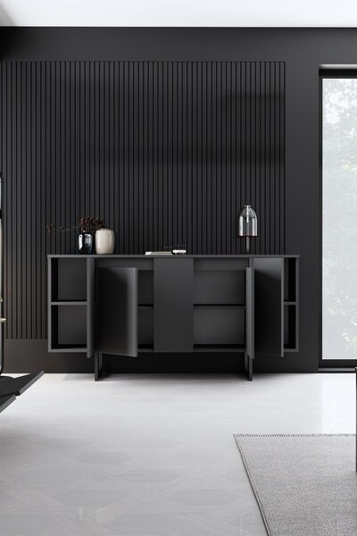 Dulap Luna (antracit + Negru). 1073567