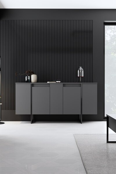 Set mobilier living Luna 1 (antracit). 1073573