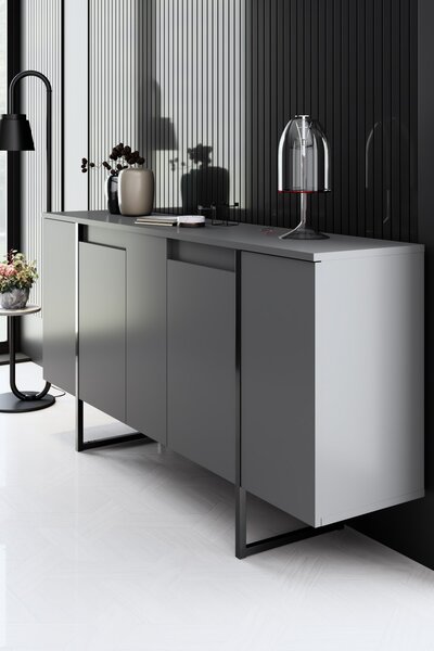 Set mobilier living Luna 1 (antracit). 1073573