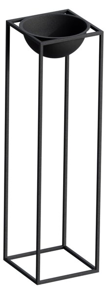 Ghiveci decorativ GED020 Negru 28x80x28 cm