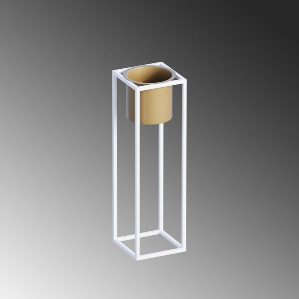 Ghiveci decorativ GED023C Auriu 15x50x15 cm