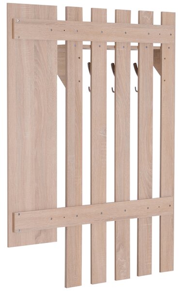 HOMCOM Dulap Pantofi 3 in 1, cu Cuier si Oglinda, Sertare Spațioase, Scaun Rezistent, 90x24x116 cm | Aosom Romania