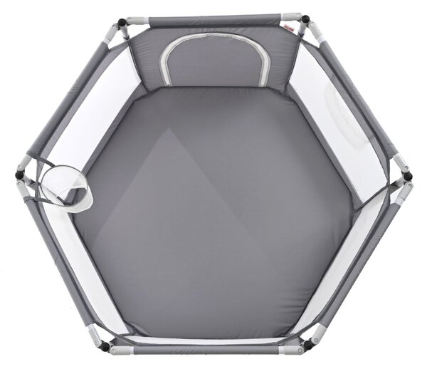Piscina de bile pliabila Gri 120x67x60 cm