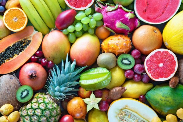 Tablou fructe tropicale