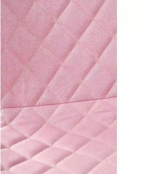 Scaun de birou MATRIX 3, alb/roz, piele ecologica/stofa, 48x57x79/88 c