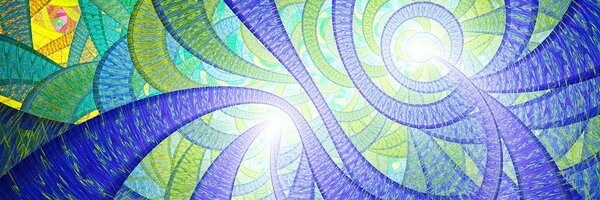 Tablou abstract fractal