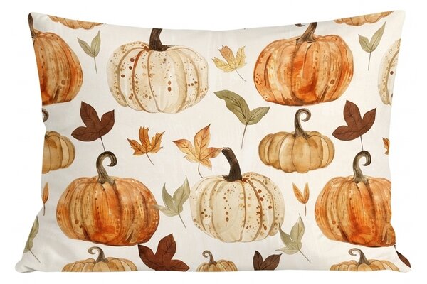 Fata de perna din flanel PUMPKINS & STRIPES 50x70 cm, colorata