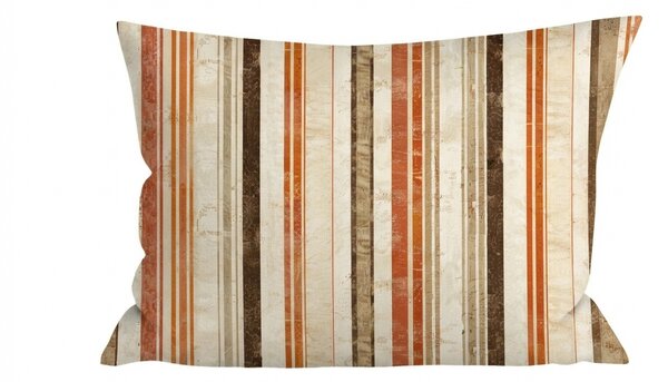 Fata de perna din flanel LEAVES & STRIPES 50x70 cm, colorat