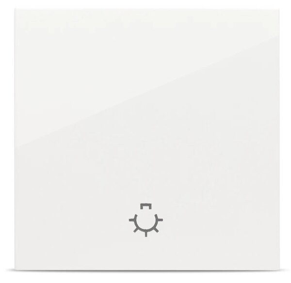 Întrerupător cu revenire 2M 10A Moda Voice ELBI, mecanism modular momentan pentru automatizări, design elegant disponibil în 4 finisaje moderne
