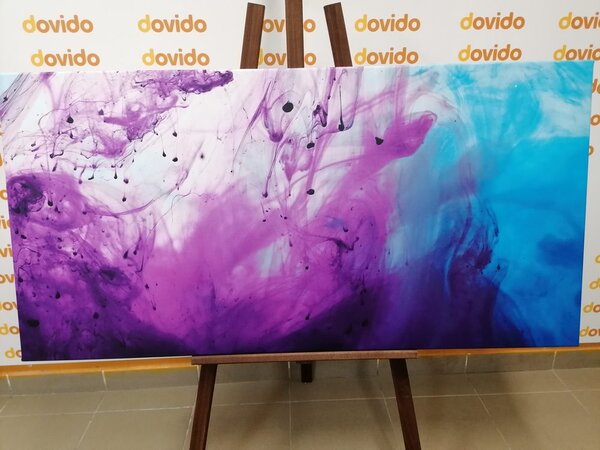 Tablou abstracție fermecătoare violet