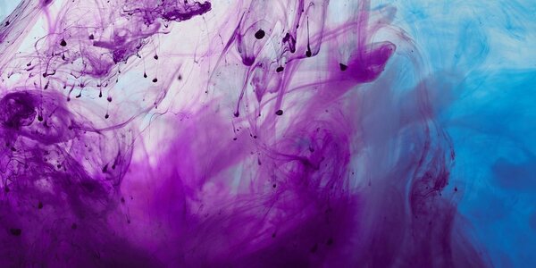 Tablou abstracție fermecătoare violet