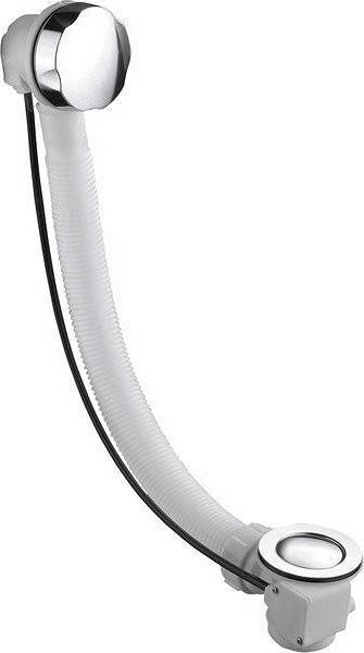 Aqualine Sapho, Set de baie cu bowden, lungime 700 mm, fără sifon, alamă/crom, TY1006