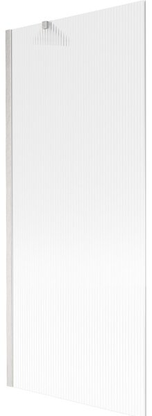 Mexen Next, paravan de baie cu 1 aripă 80 x 150 cm, nervuri din sticlă de 6 mm, oțel, 895-080-000-00-09-97