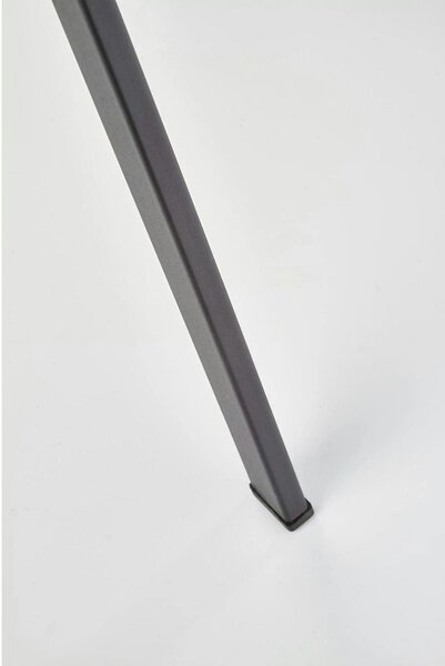 Scaun K360 bej/negru, stofa clasica/metal, 51x64x90 cm