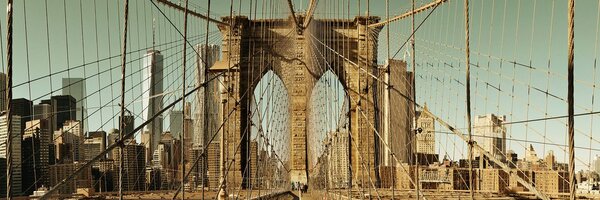 Tablou podul Manhattan în New York