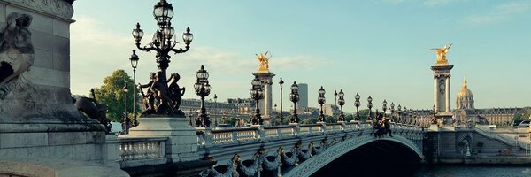 Tablou podul lui Alexandru III. Din Paris