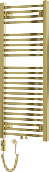 Mexen Pluton, element electric de încălzire 1200x500 mm + tijă de încălzire 600 W, auriu lucios, W106-1200-500-2600-50