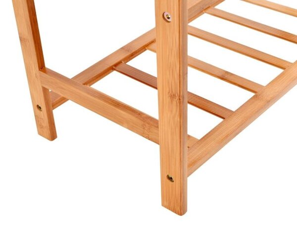 Raft pentru incaltaminte, 3 nivele, 68.5x51x24 cm, din bambus