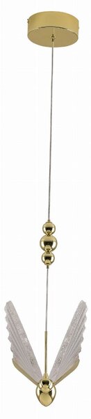 Light Prestige Mariposa lampă suspendată 1x8 W transparent-auriu LP-1715/1P