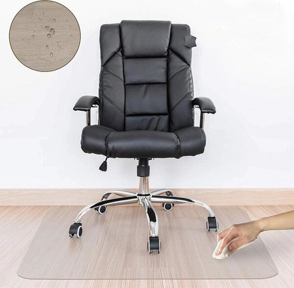 Covoras pentru protectie pardosea, 90x120cm, PVC flexibil, grosime 1.5mm, transparent mat