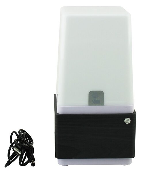 Lampa de birou LED cu ceas si senzor sunet, 3 alarme, USB, RESIGILAT