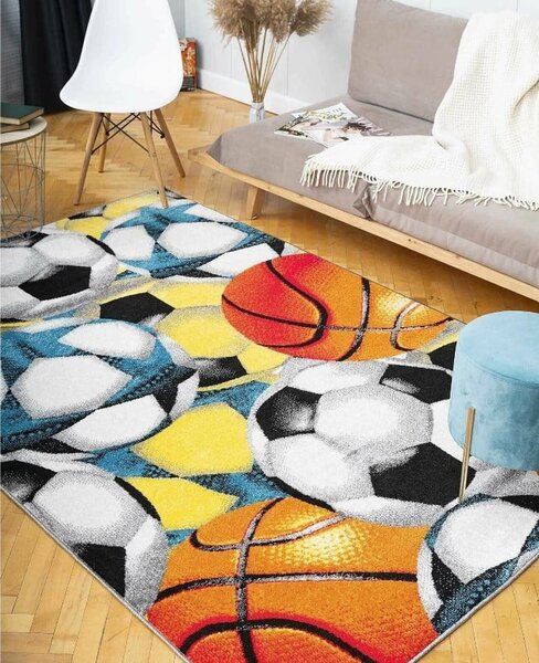 Covor Copii, Model Mingi 11341, Multicolor Multicolor, Dreptunghi, 120x170