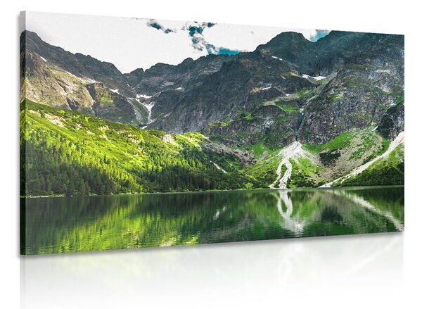 Tablou ochiul mării în munții Tatra