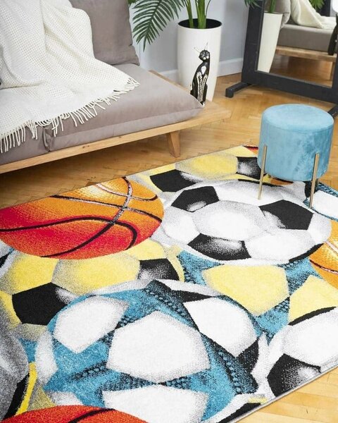 Covor Copii, Model Mingi 11341, Multicolor Multicolor, Dreptunghi, 120x170