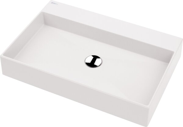 Deante Correo lavoar 60x40 cm dreptunghiular de blat alb CQR_AU6S