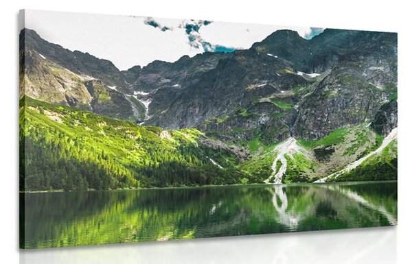 Tablou ochiul mării în munții Tatra