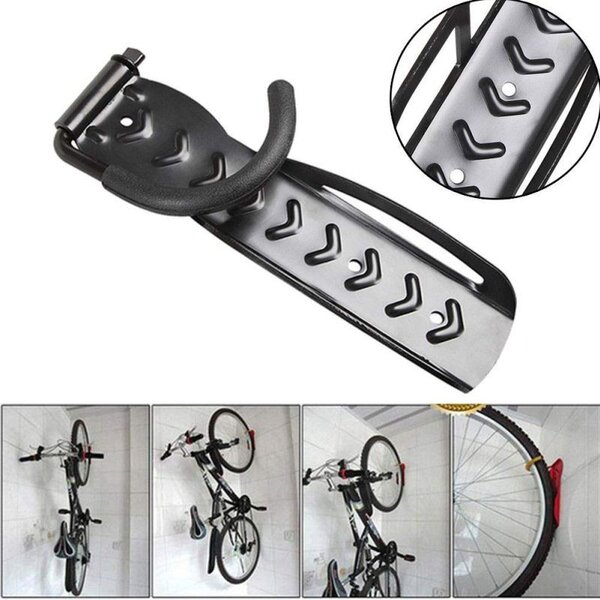 Suport bicicleta, fixare pe perete, universal, metalic, prindere carlig