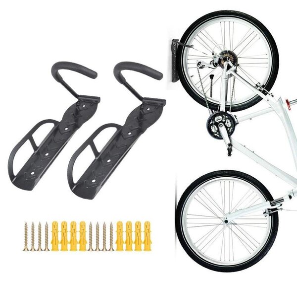 Suport bicicleta, fixare pe perete, universal, metalic, prindere carlig