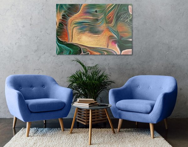 Tablou abstract psihedelic