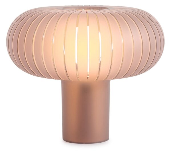 Kartell Lampa de masă Teresa Frozen, roz, dimabil, E27, reglabil, Roz / Rosé, Camera de zi / sufragerie, Plastic, Design