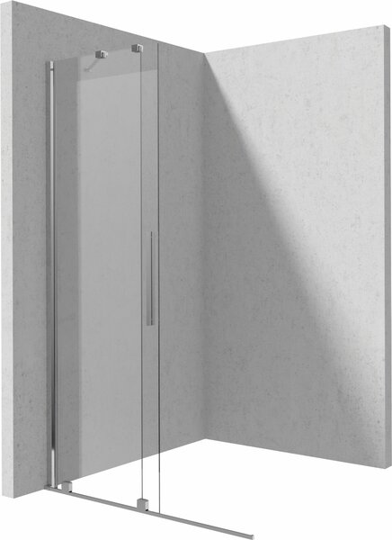 Deante Prizma perete cabină de duș walk-in 90 cm crom luciu/sticla transparentă KTJ_039R