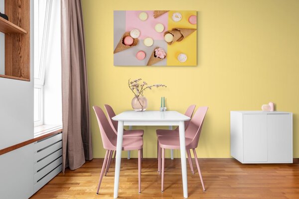Tablou macarons în con