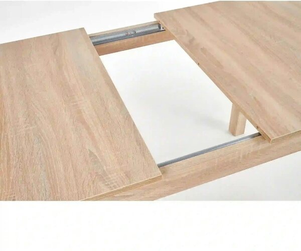Masa extensibila MAURYCY, stejar, PAL, 118/158x75x76 cm